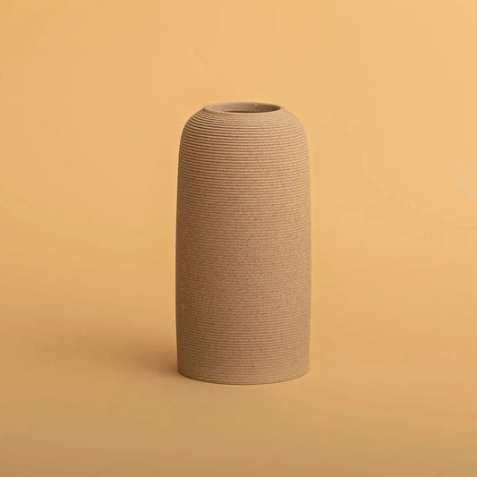 Twin Vase - Natural Clay